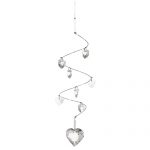 C314S Crystal Spiral Mobiles - Small - clear-2 - heart-2