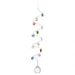 C314 Crystal Spiral Mobiles - Large - multi - butterfly-4