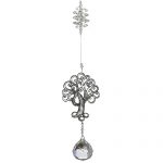 P100 Large Pewter Suncatchers - Clear - tree-of-life