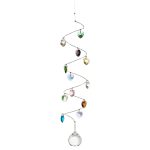 C314 Crystal Spiral Mobiles - Large - multi - heart-3