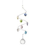 C314S Crystal Spiral Mobiles - Small - colours - heart-2