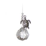 C370 Pewter Charm Crystals - turtle