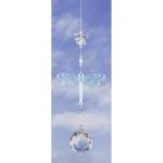 C715 3D Printed Dragonfly Suncatchers - turquoise